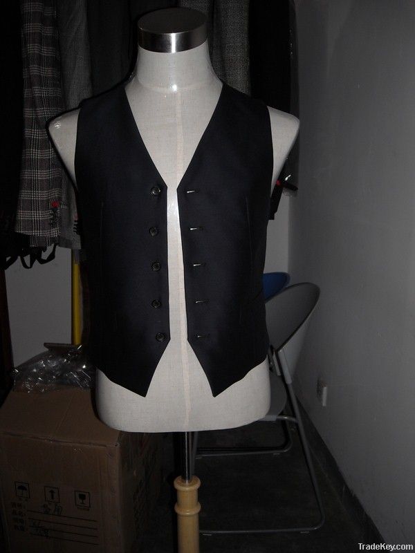 bespoke vest, tailored waistcoat, hand-made vest