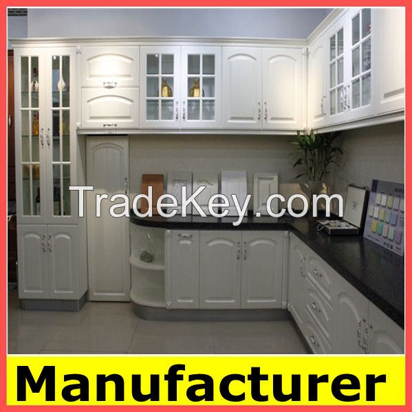 Wooden Modular Kitchen Furniture Pvc Cabinet And Door Price