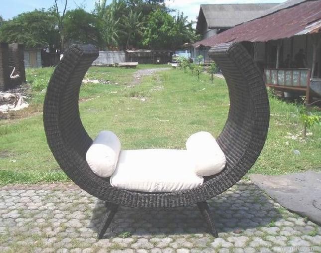 New design Sun Lounger Rattan Daybed