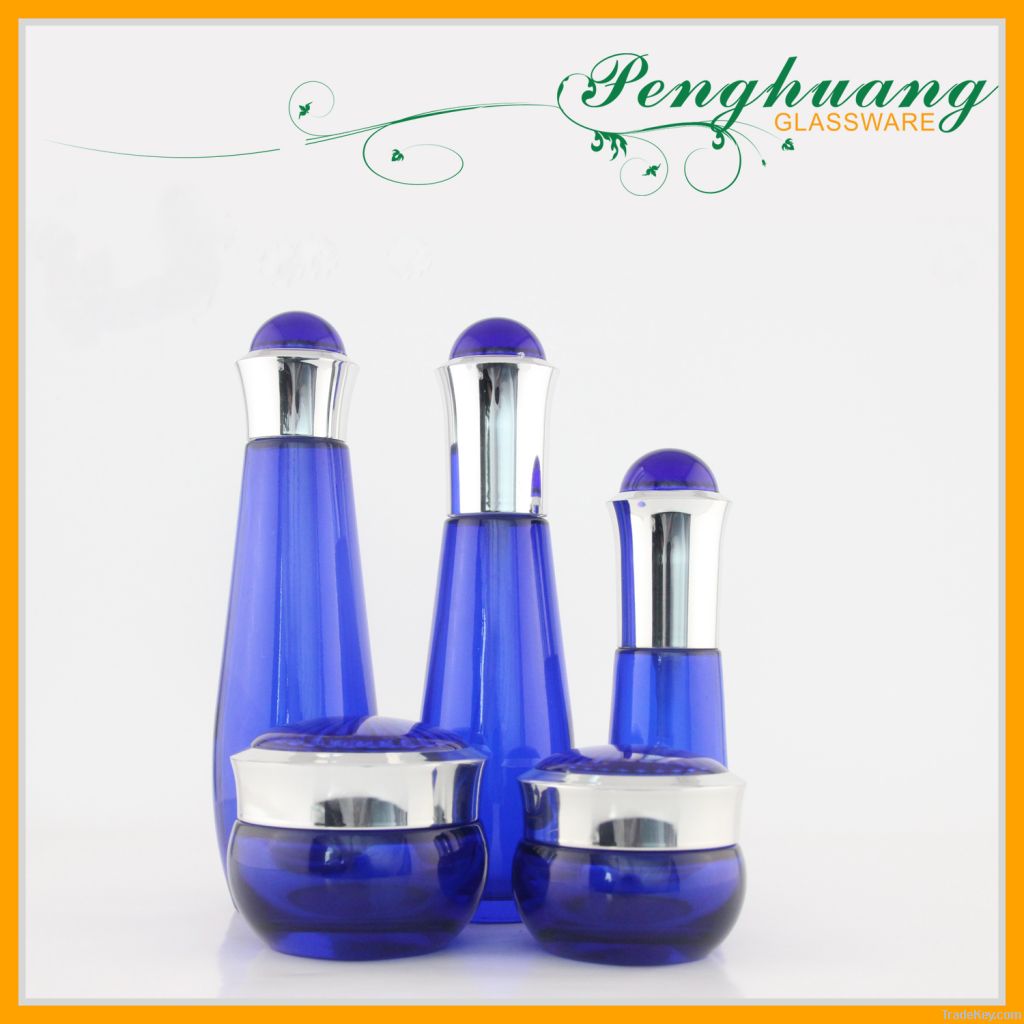 wholesale cosmetic glass bottle and jar