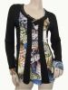 Autumn Printed &amp; Beaded Long Sleeves Sweaters