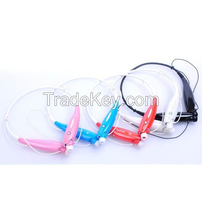 fashion sport neckband wireless bluetooth V4.0 stereo music headphone handfree headset micro earphone 