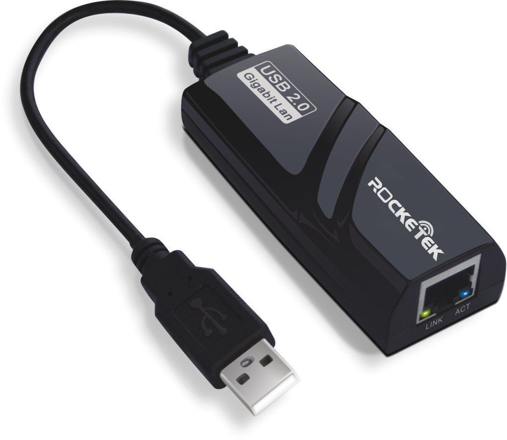 USB 2.0 to 10/100/1000 Gigabit Ethernet LAN Network Adapter