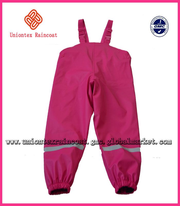 Newest Children's PU Waterproof Raincoat / rainset