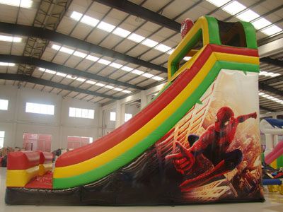 Spiderman Inflatable Slide