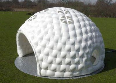White Inflatable Dome Tent