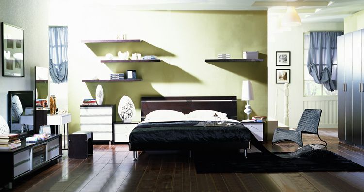 knife wood dark color bedroom furniture 