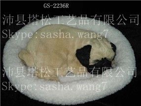 Sleeping dog Realistic looking animal Home decoration Gifts and toys