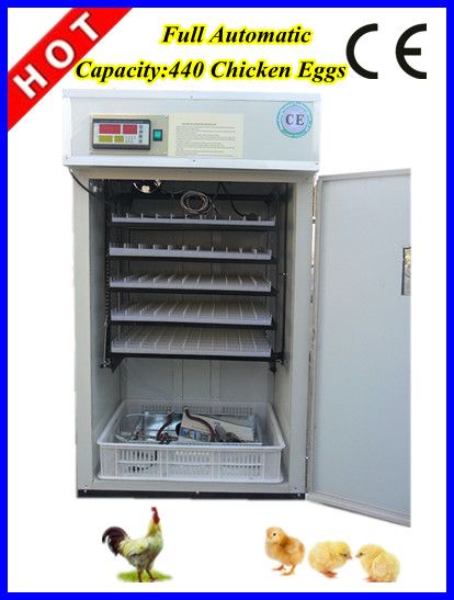 CE Approved Small Full Automatic Chicken Egg Incubator (KP-7)