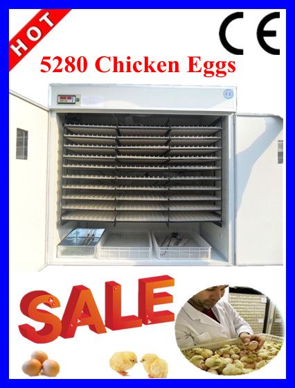 5000 Eggs CE Full Automatic Chicken Egg Incubator (KP-25)