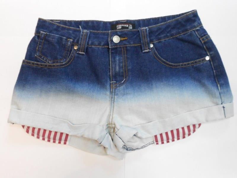 Ladies Denim (Dip Bleach Hotpants)