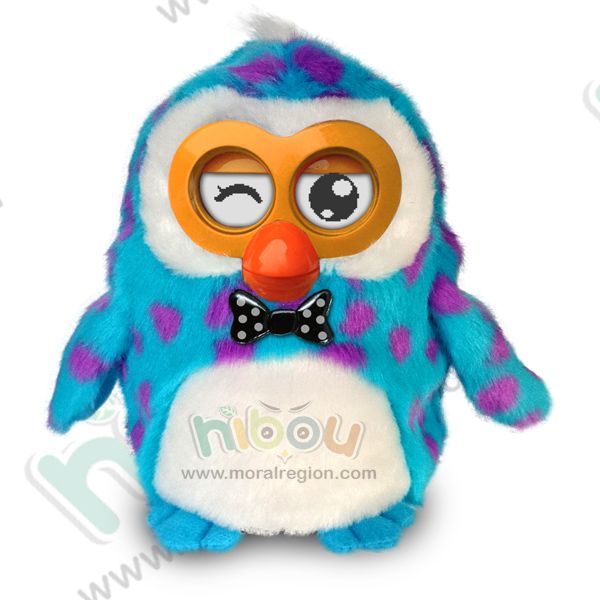 2014 new hot HIBOU electronic pet, educational toy, plush talking toy