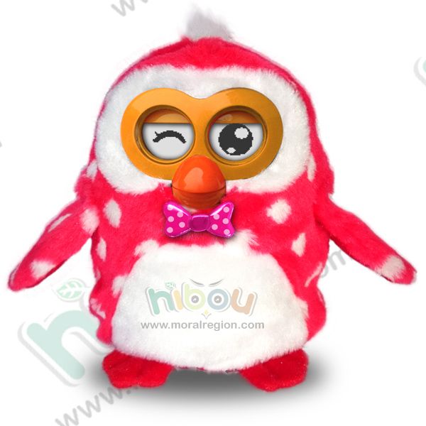 2014 new hot HIBOU electronic pet, educational toy, plush talking toy