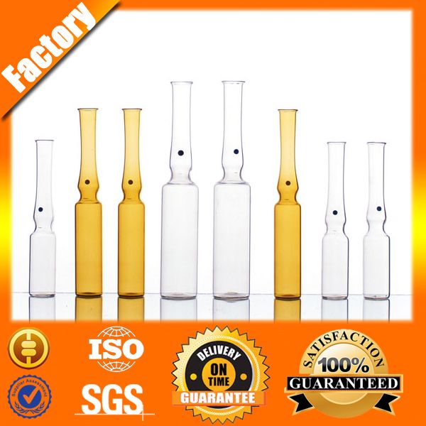 China OEM iso implement standard Form B glass ampoule