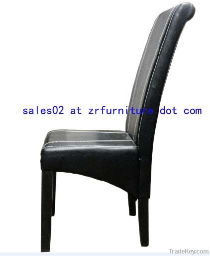 Antique Black wooden hotel dining chair (ZRC-106B)