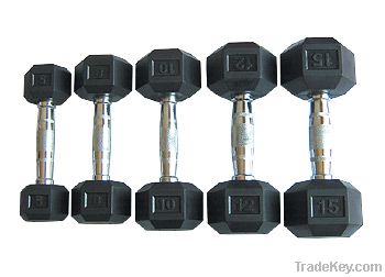 rubber coating dumbbell