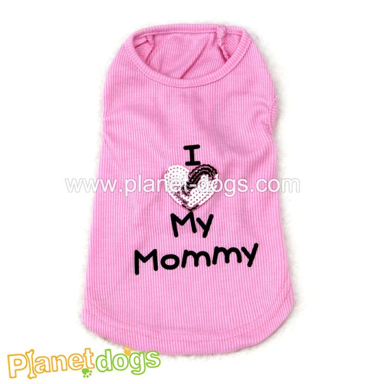 I love my mommy pet tank top wholesale
