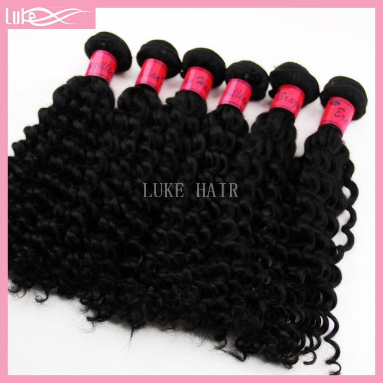 Brazilian virgin deep wave hair bundles