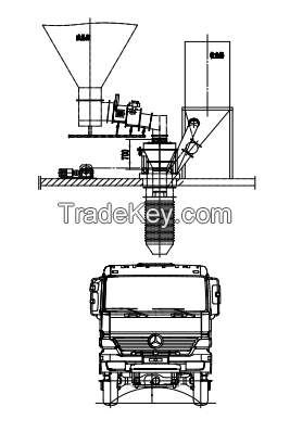 cement tank feeding dosing machine