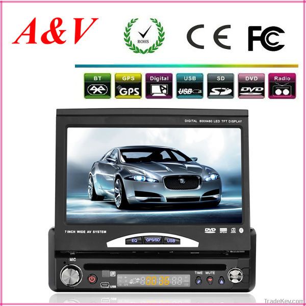 2013 lastest cheap single din Car DVD with GPS IPOD Reversing camera