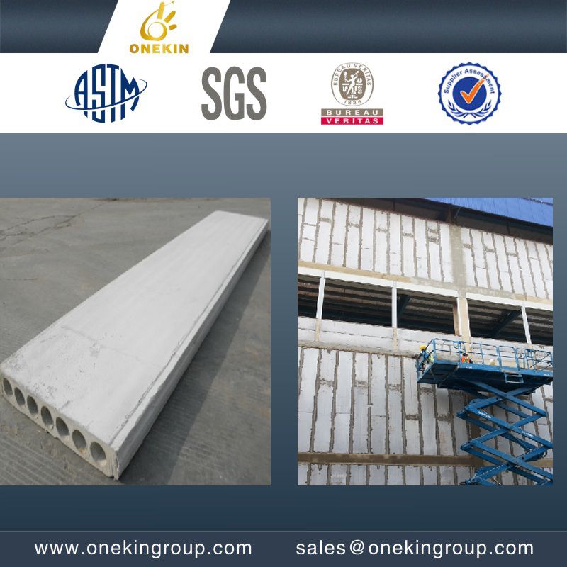 Lightweight wall hollow core panel exporter