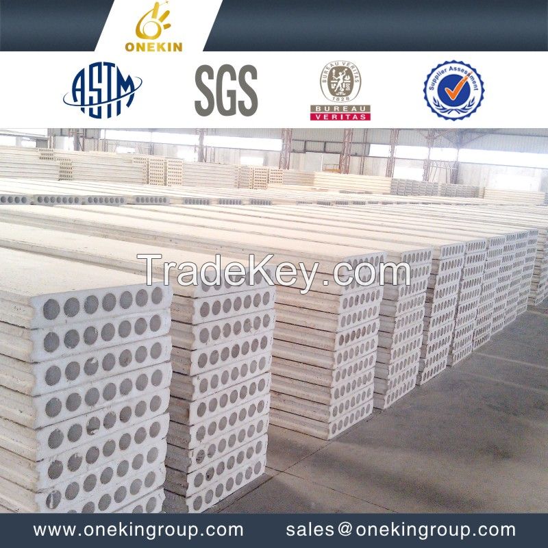 Lower cost fast installation lightweight precast wall partition panel