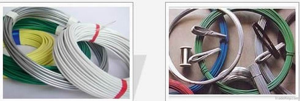 PVC / PE Coated Iron Wire