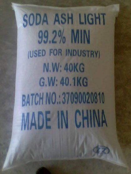 SODA ASH LIGHT 99.2%min Industrial Grade