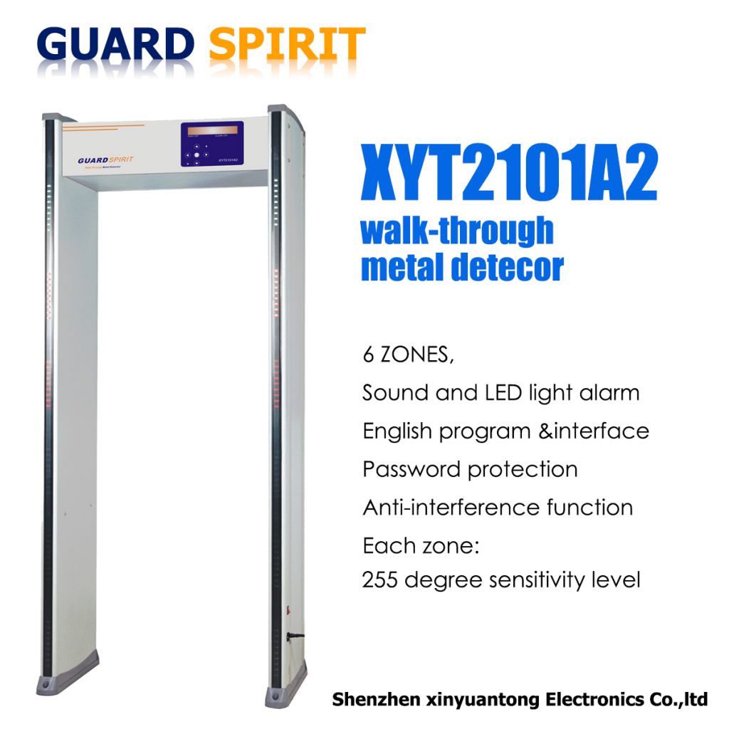 XYT2101A2 walk through metal detector - supply for 2012 AU meeting