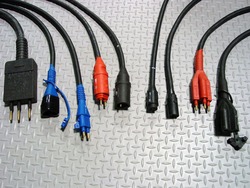 Multi-Pin Rubber Molded Waterproof Plugs, Connectors and Receptacles