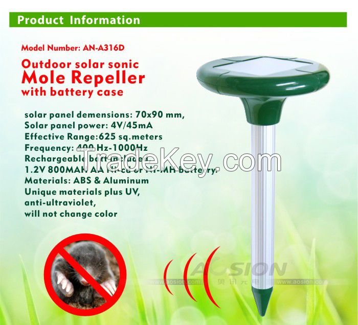 Hot selling solar mole repeller