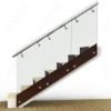 stainless steel glass staircases handrails design