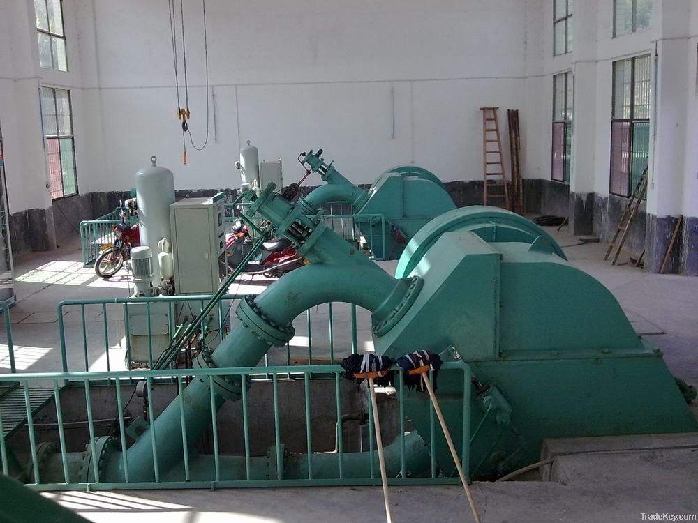 hydroelectric turbine generator set for water power generating