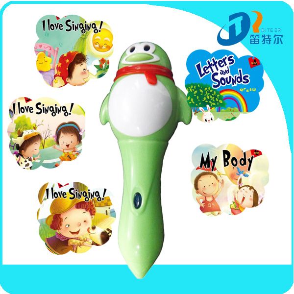 Cool kids point reading pen with books 