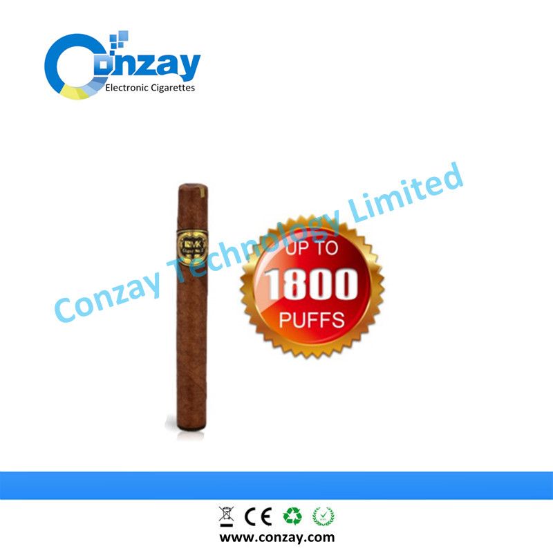 Custom disposable e cigar 1800 puffs,flavored electronic cigar 