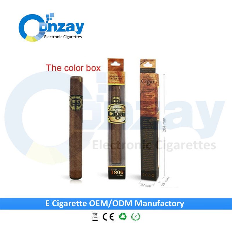 Factory Wholesale e shisha Disposable e Cigar 1800 puffs, e hookah cigar, rechargeable e cigar