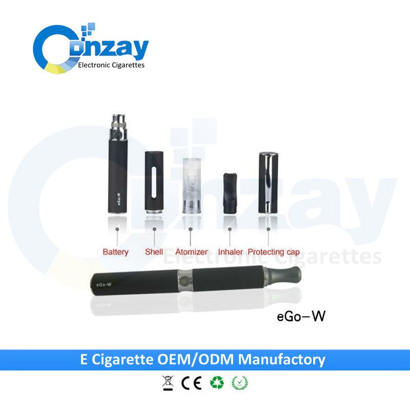 hot selling e cigarette ego w battery starter kit 650mah 900mah 1100mah