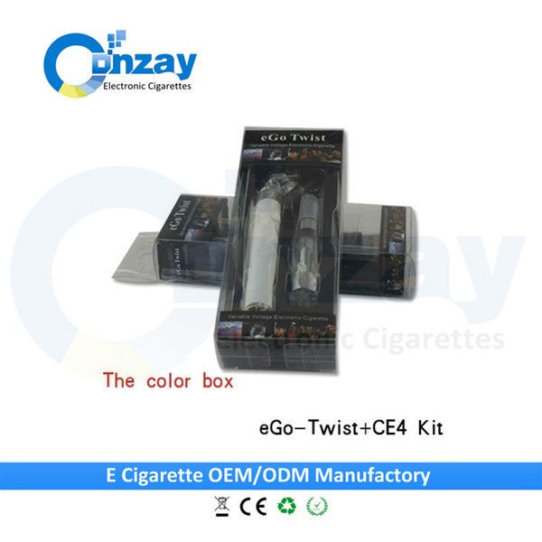  E Cigarette Ego Twist, Ego C Twist Starter Kits with Ego Twist Battery China Wholesale