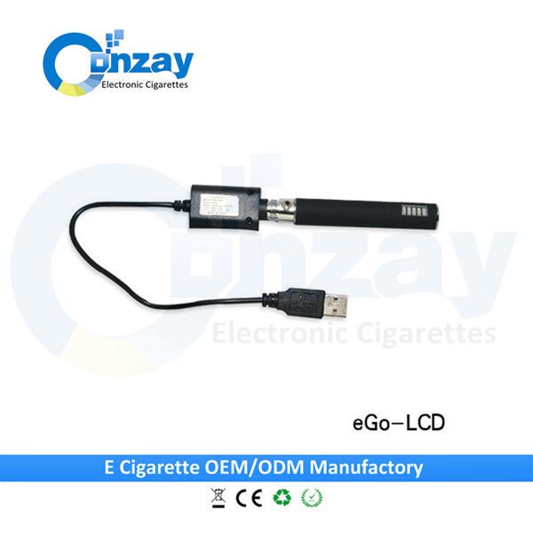 Newest ego voltage variable battery EGO lcd battery e-cigarette