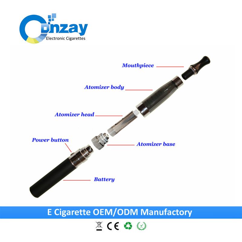 Newest E Cigarette EGO CE5 starter kit With CE5 Clearomizer Replaceable Coil Head  with factory price