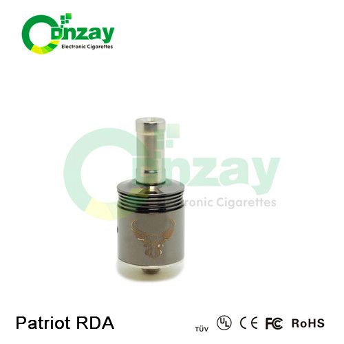 2014 hot sale all parts replaceable patriot rda in stainless steel patriot atomizer