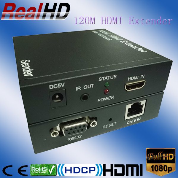 HDMI Extender over single CAT5E/6 upto 120M