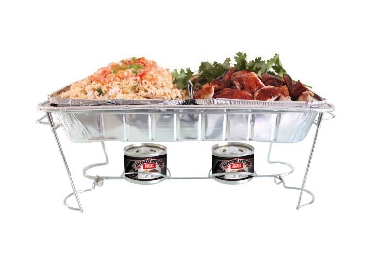 The Anywhere Anytime Foldable Food Warmer Buffet set