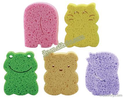 Natural baby bath sponges