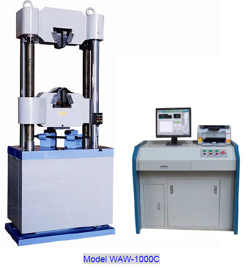 WAW-C Computer Control Hydraulic Universal Material Testing Machine