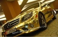  chrome mirror car wrap film 