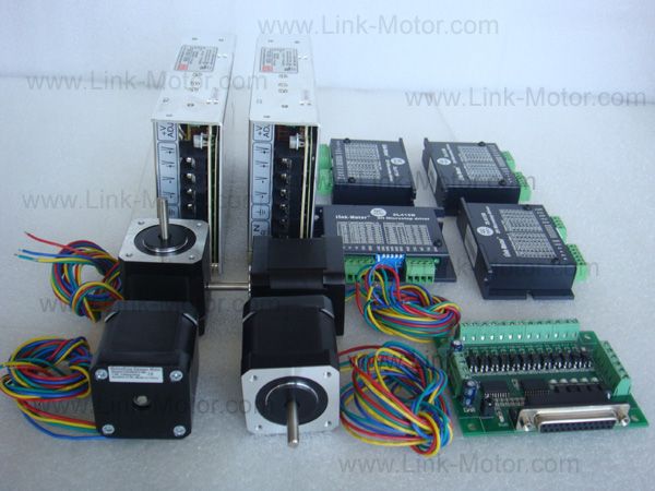 Economic 4 Axis Nema17 Stepper Motors 52N.cm (73 oz.in) &amp;amp;amp;amp;amp;amp;amp;amp; Drivers   17H2A