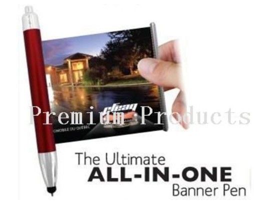 A Stylus, Banner & Pen All in one (stylus touch pen) 