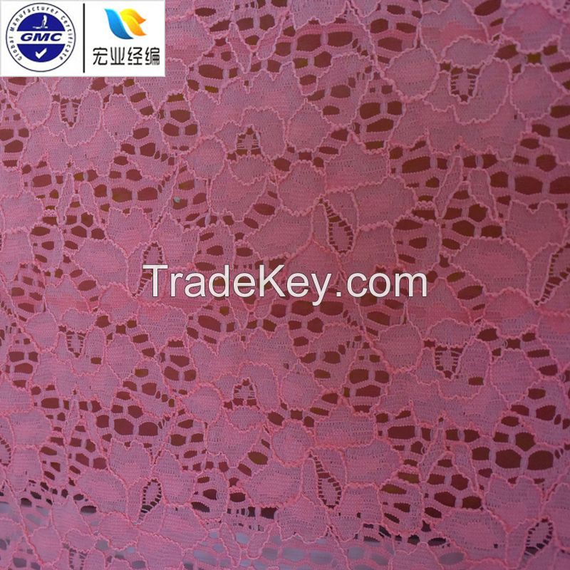 2014 beautiful lace fabric for lady's garment