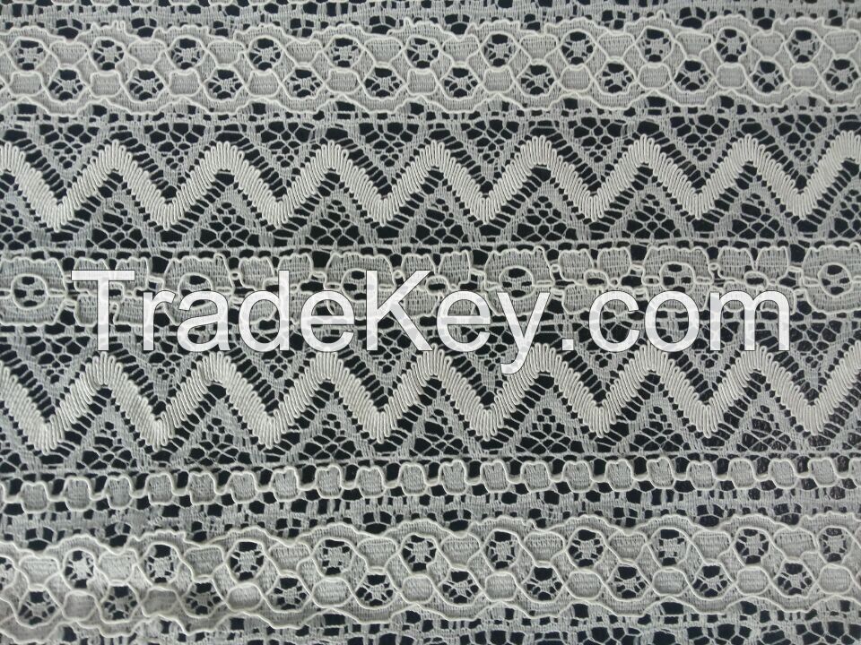 Cotton lace fabric for lady's Garment